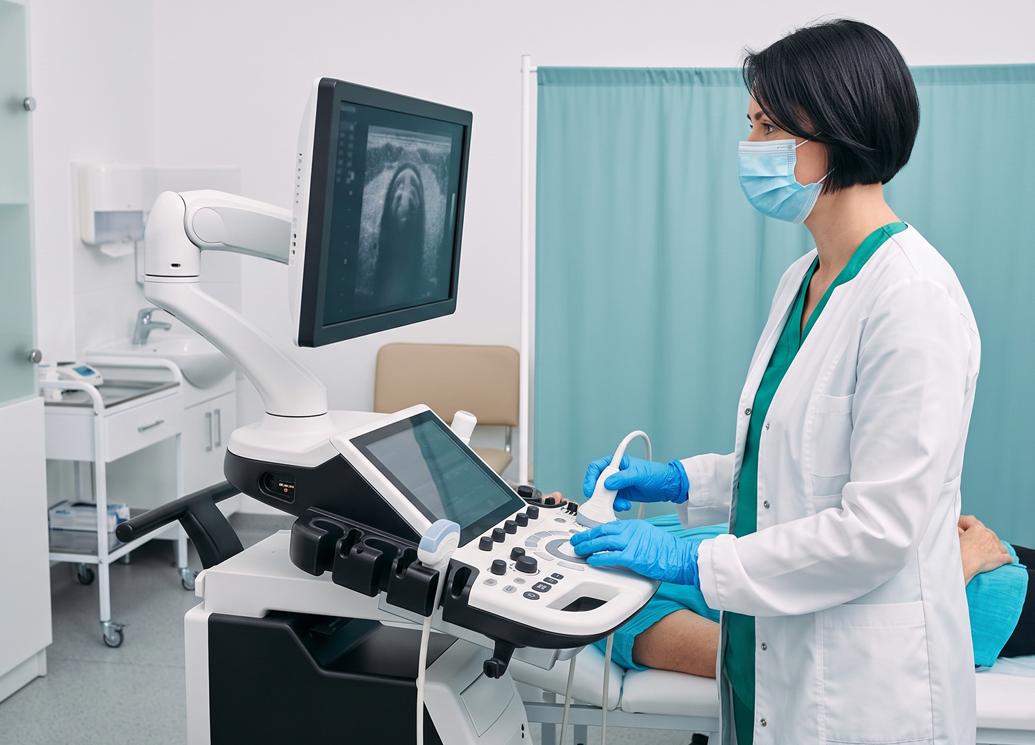 High End Ultrasound Scan Machine